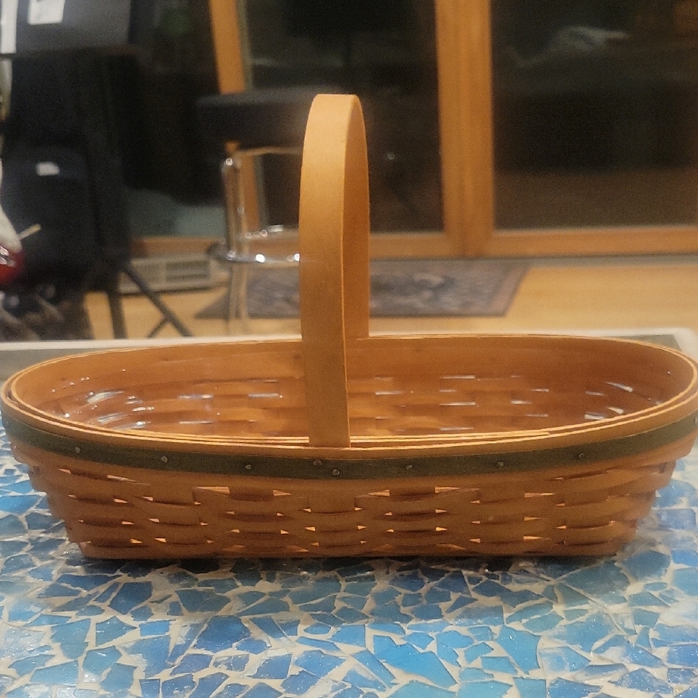 Longaberger Vintage 2001 Peon Basket Part Of The May Series #12